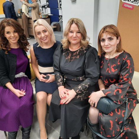 Слева направо: Анна Милая, Наталья Баскакова, Елена Карлышева, Луиза Авакян